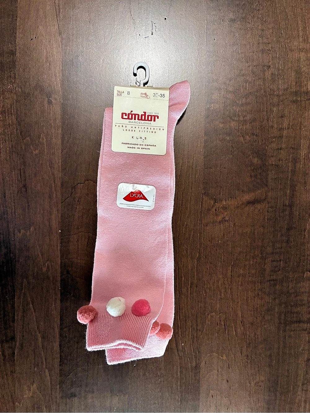 Gymboree Pink Pom-Pom Socks Girls 3-6 NWT